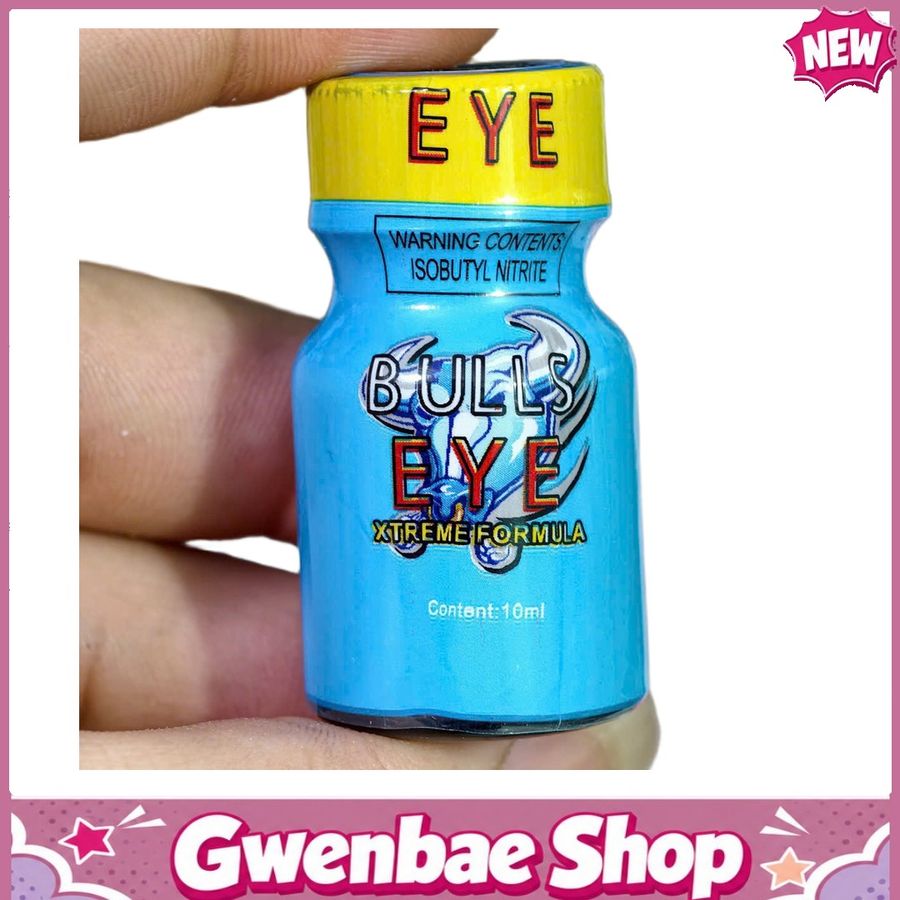 Chai Hít Kích Thích Bao Phê Tăng Khoái Cảm Popper Bulls Eye Xtreme Formula 10ml - Gwenshop Chính Hãng