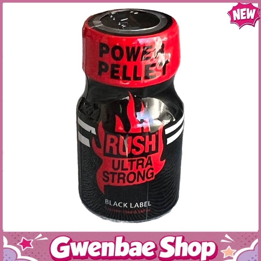 Chai Hít Kích Thích Bao Phê Tăng Khoái Cảm Popper Rush Ultra Strong Black Label 10ml - Gwenshop Chính Hãng