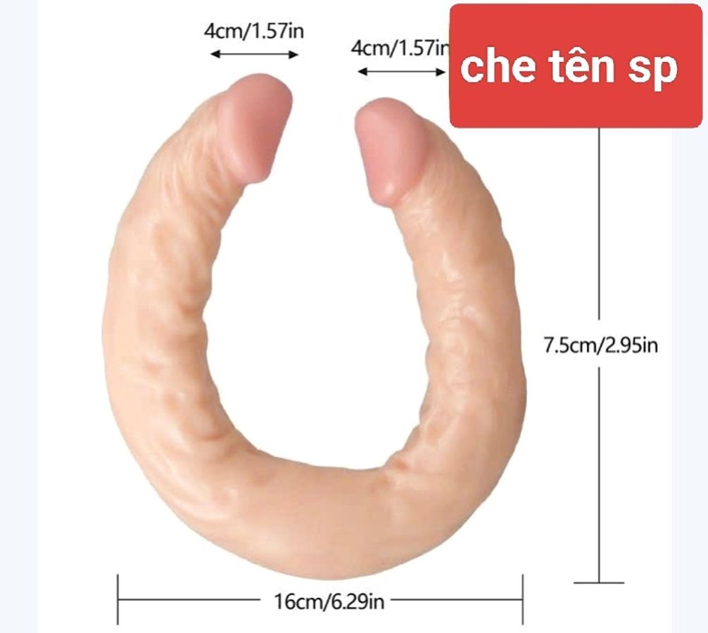 Sản Phẩm Chính Hãng Loại 1 - Dương Vật Giả 2 Đầu, - chất liệu mềm mịn, an toàn cho da