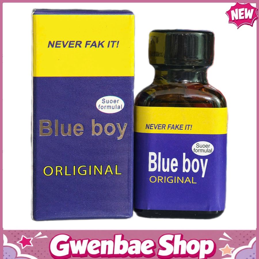 Chai Hít Kích Thích Bao Phê Tăng Khoái Cảm Popper Blue Boy Original 30ml - Gwenshop Chính Hãng