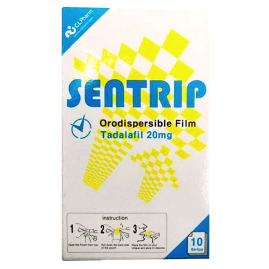 Dòng Cao Cấp Chính Hãng - Tem Ngậm Sentrip 20mg Hàn Quốc CLPharm 20mg - đóng gói kín đáo, bảo mật thông tin