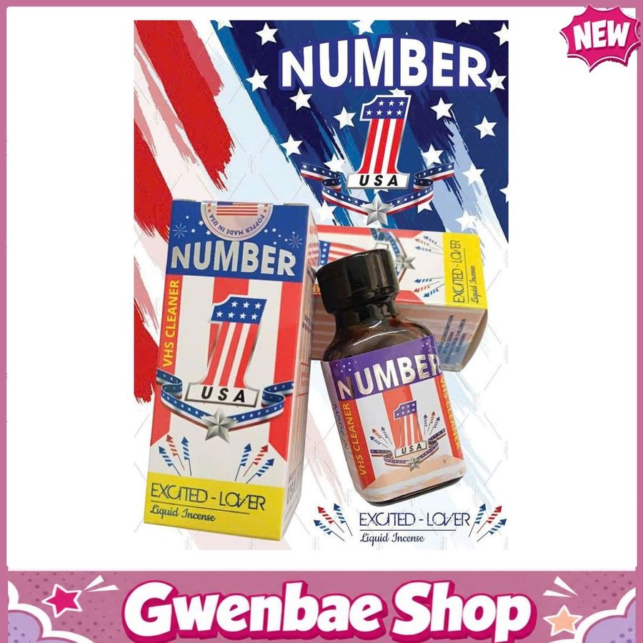 Chai Hít Tăng Khoái Cảm Kích Thích Bao Phê Popper Number 1 USA 30ml Chính Hãng - Gwenshop Chính Hãng