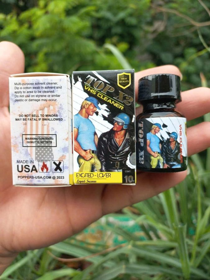 Bản Nhập Khẩu Cao Cấp - Dung Dịch Hít Thư Giãn 10ml hàng Usa, Cực Mạnh Phê Lâu, Cho Top, TOP X2 - hương dịu, dùng cho cả