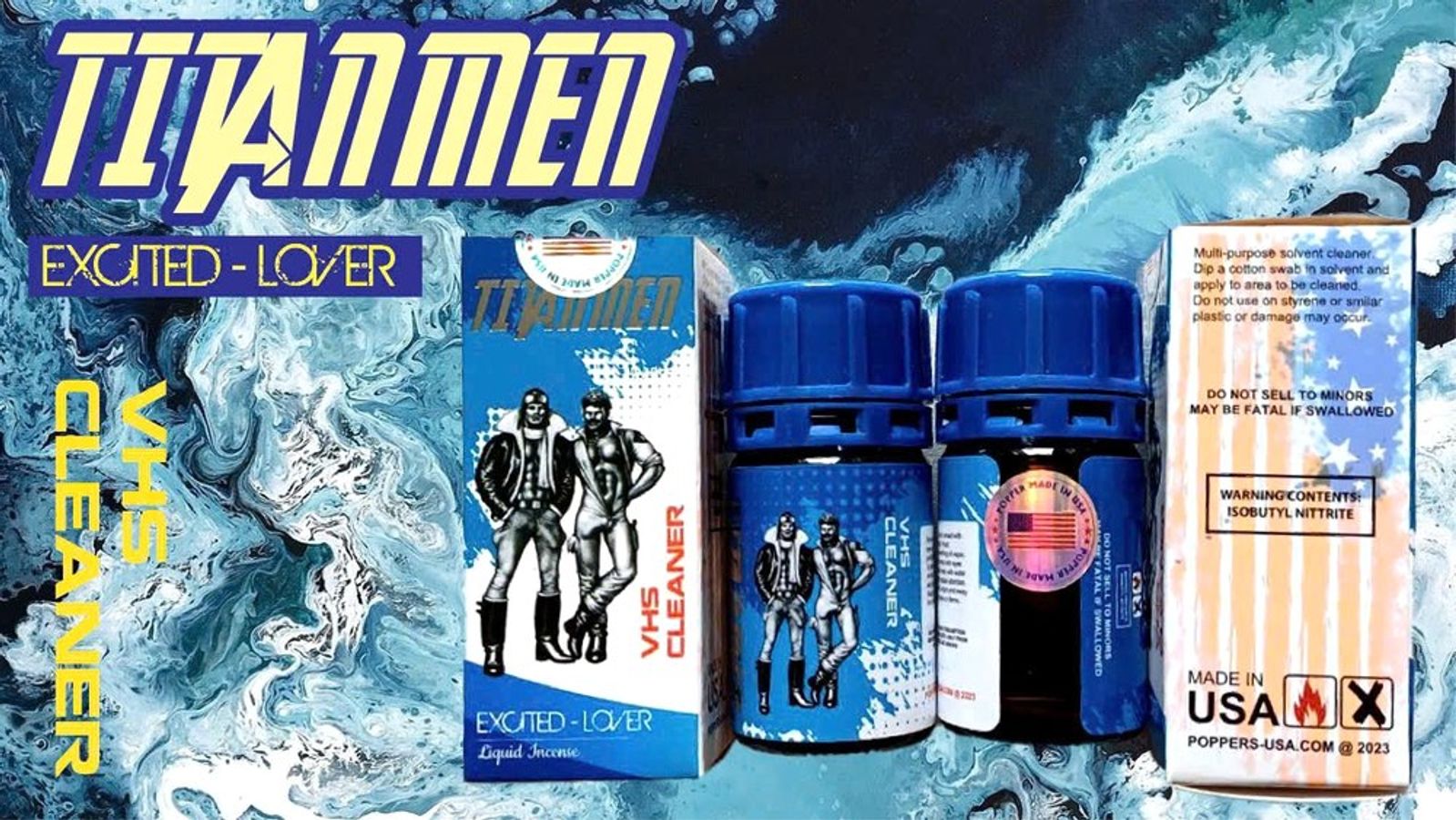Bản Nhập Khẩu Cao Cấp - Dung Dịch Hít Thư Giãn 40ml cho top bot, cực mạnh, phê lâu, TITAN MEN - hương dịu, dùng cho cả n
