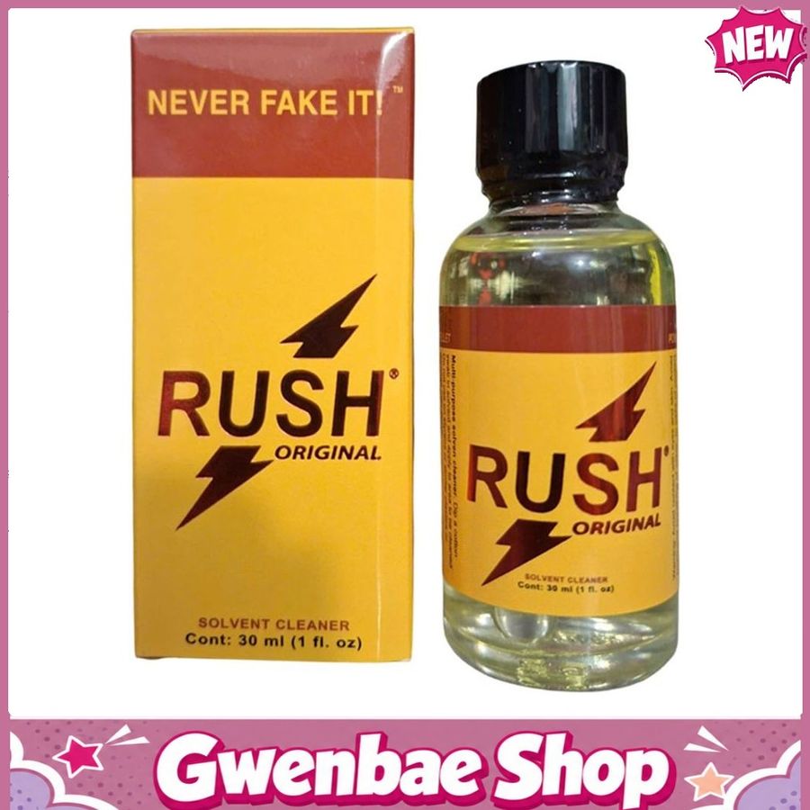 Chai Hít Tăng Khoái Cảm Kích Thích Bao Phê Popper Rush Original Never Fake It 30ml - Gwenshop Chính Hãng