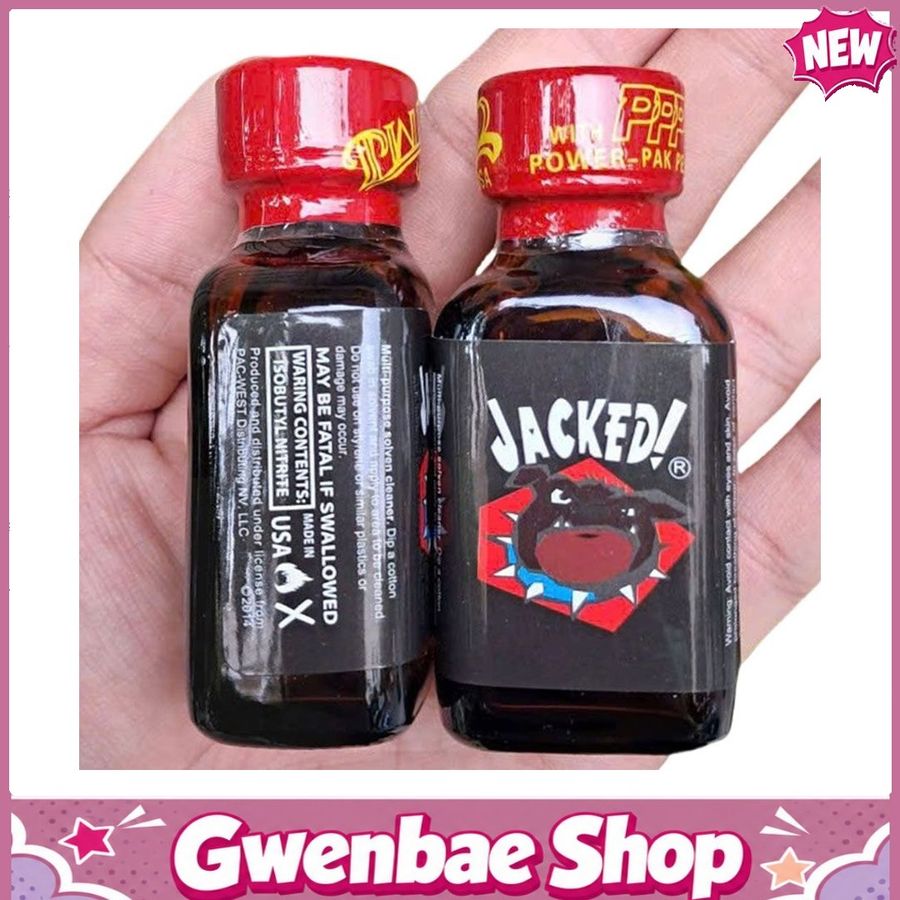 Chai Hít Tăng Khoái Cảm Kích Thích Bao Phê Popper Jacked PWD USA - Chai 30ml - Gwenshop Chính Hãng
