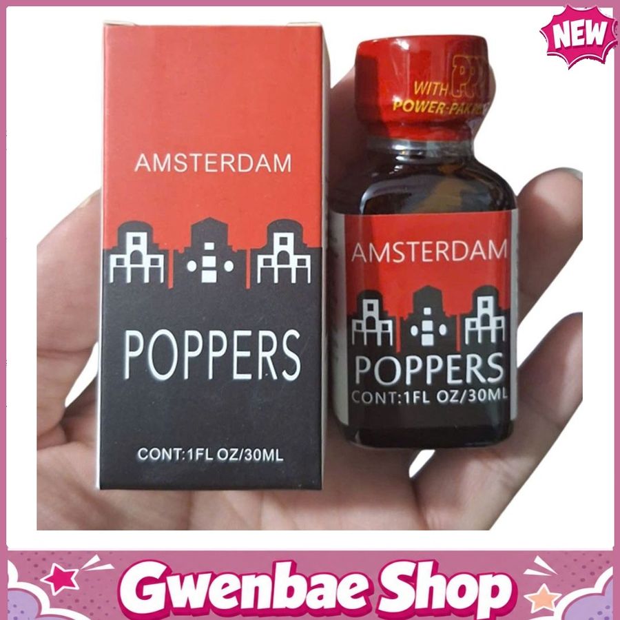 Chai Hít Tăng Khoái Cảm Kích Thích Bao Phê Popper Amsterdam Chính Hãng Chai 30ml - Gwenshop Chính Hãng
