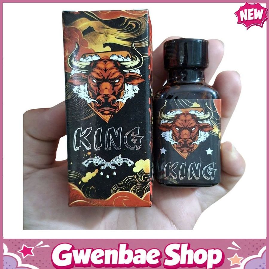 Chai Hít Tăng Khoái Cảm Kích Thích Bao Phê Popper King Đầu Trâu 30ml – Chính Hãng Mỹ - Gwenshop Chính Hãng