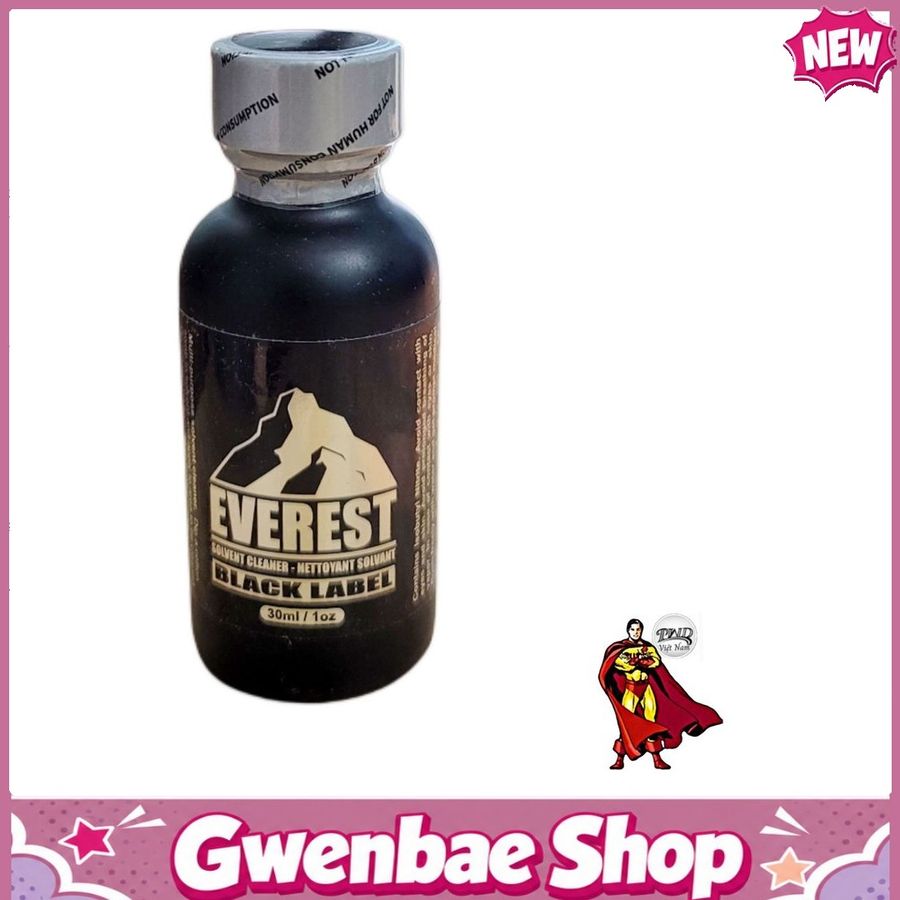 Chai Hít Tăng Khoái Cảm Kích Thích Bao Phê Popper Everest Black Label Chính Hãng SC USA 30ml - Gwenshop Chính Hãng
