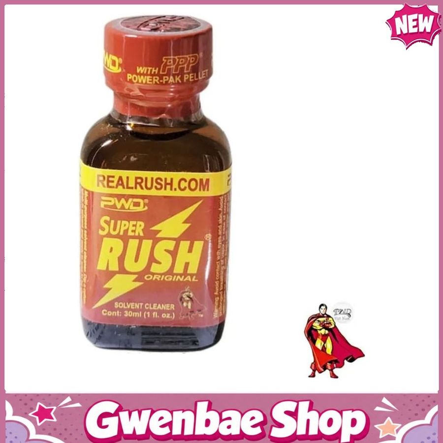Chai Hít Tăng Khoái Cảm Kích Thích Bao Phê Popper Super Rush Chính Hãng PWD USA 30ml - Gwenshop Chính Hãng