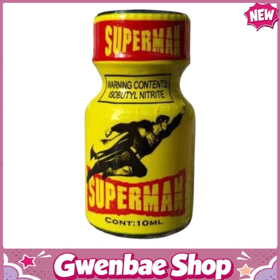 Chai Hít Tăng Khoái Cảm Kích Thích Bao Phê Popper Superman 10ml Chính Hãng Mỹ USA PWD - Gwenshop Chính Hãng