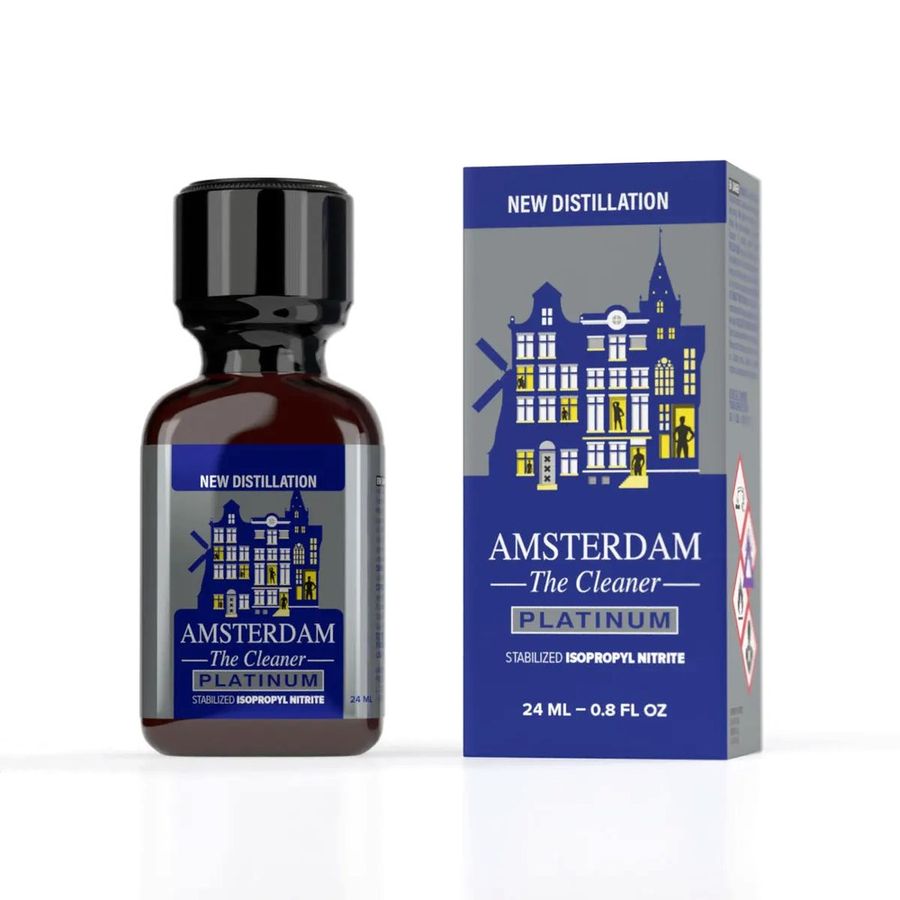 Phiên Bản Chính Hãng - Dung Dịch Hít Thư Giãn Amsterdam Platinum Chai 24ml Cực Phê Siêu Mạnh NEW DISTILLATION - hương dị