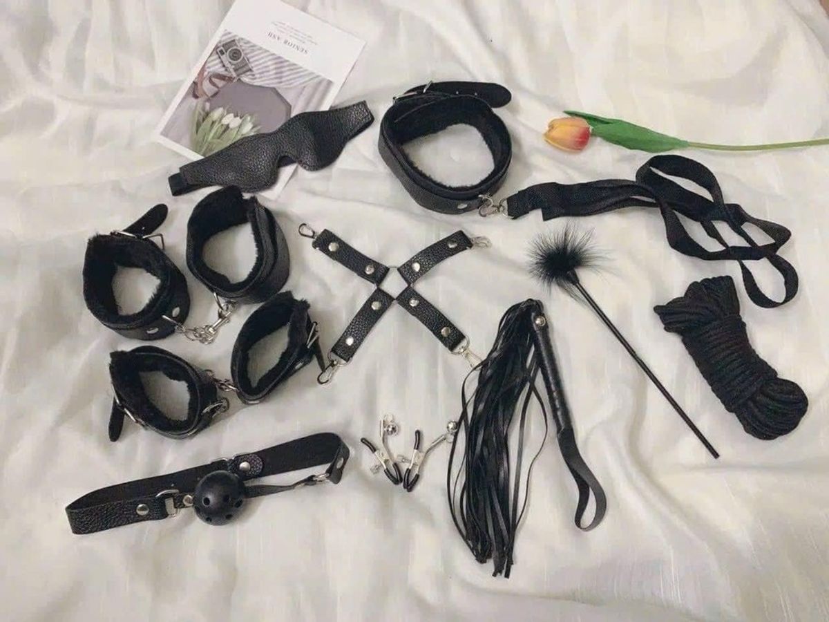 Dòng Cao Cấp Chính Hãng - Bộ Đồ Chơi BDSM 10 Món, giao hàng kín đáo