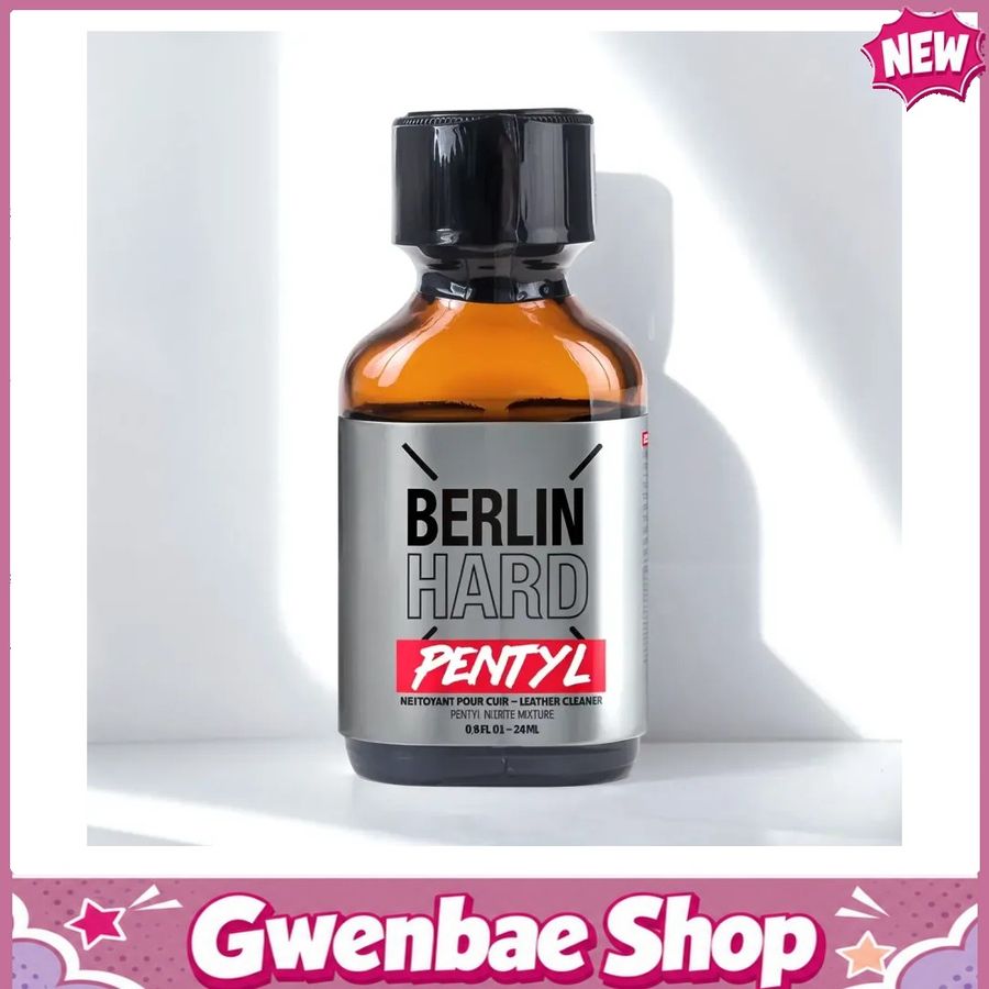 Chai Hít Kích Thích Bao Phê Tăng Khoái Cảm Popper Berlin Hard Pentyl 24ml - Gwenshop Chính Hãng