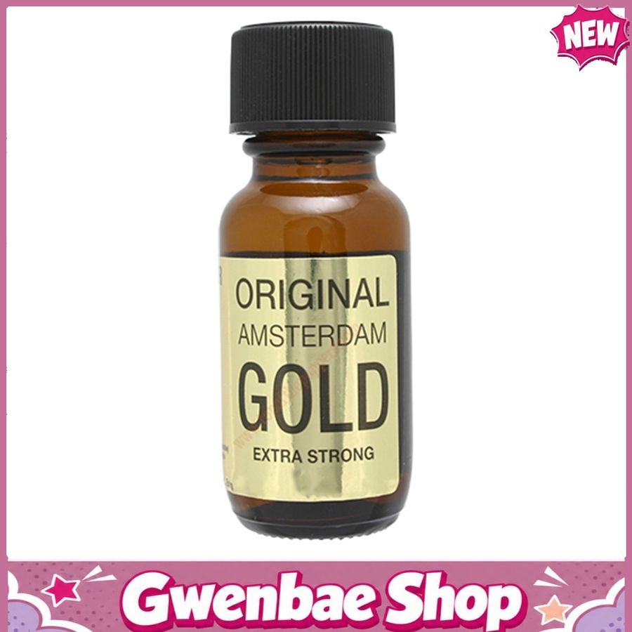 Chai Hít Kích Thích Bao Phê Tăng Khoái Cảm Popper Amsterdam Gold Chai 25ml - Gwenshop Chính Hãng