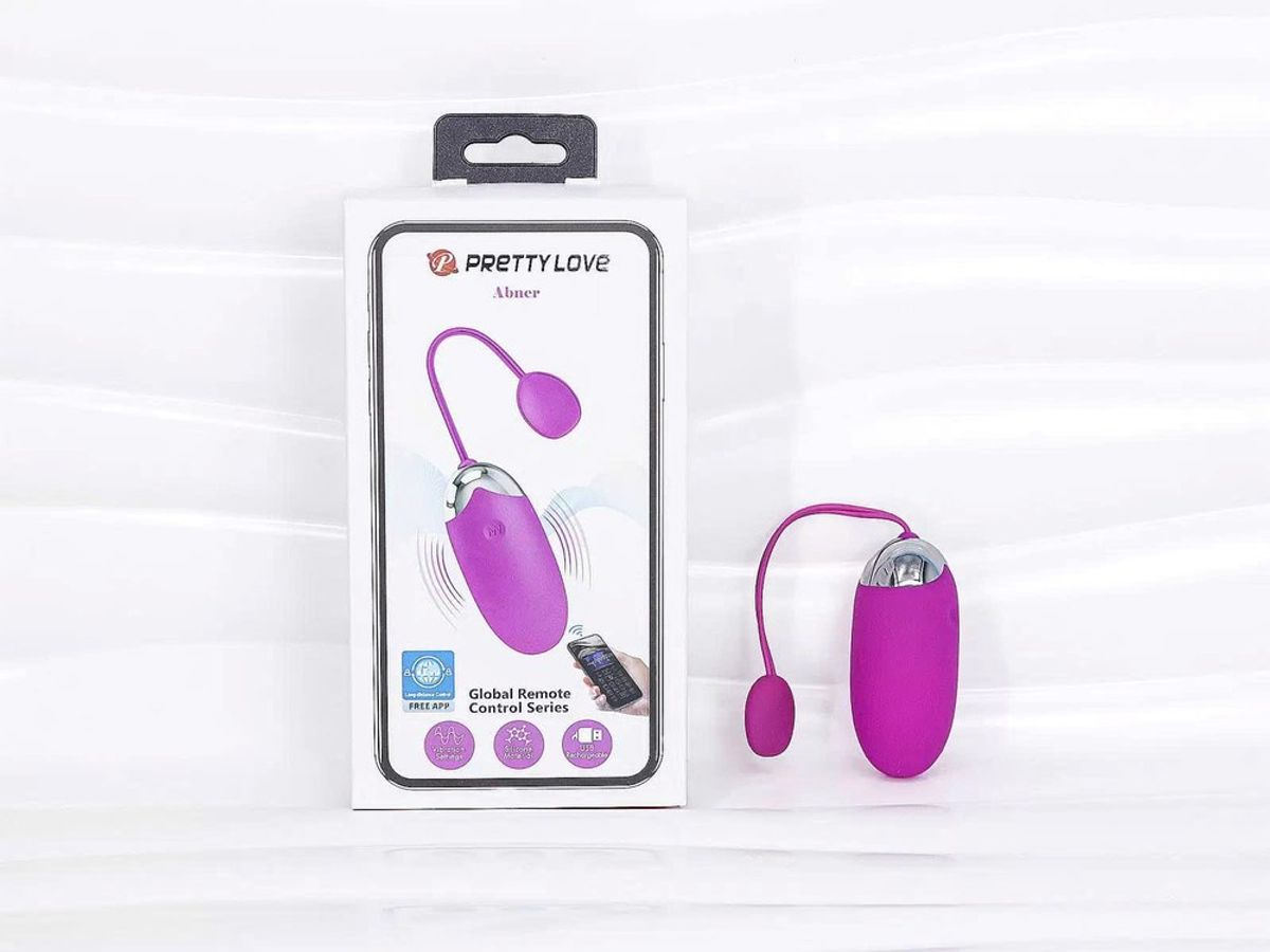 Phiên Bản Chính Hãng - Thiết Bị Massage Rung tình yêu cực mạnh Pretty love Abner điều khiển bằng smartphone - nhiều chế 