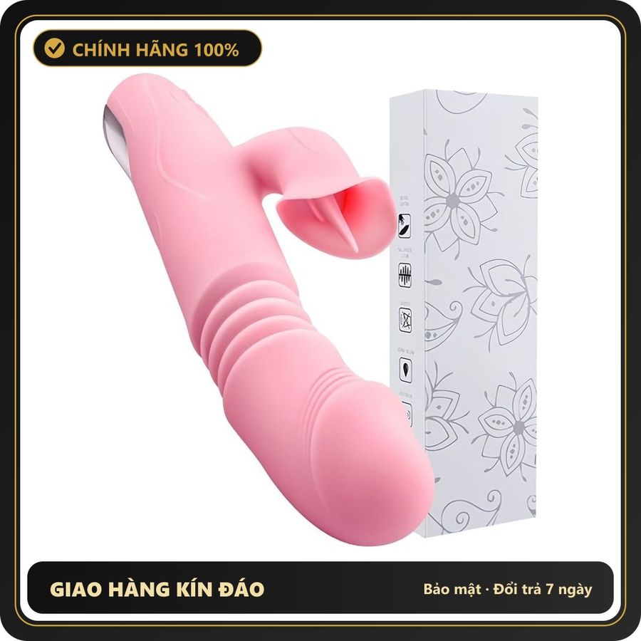 Dương vật giả đa năng Jiuuy Fairy Stick 2 chính hãng - rung nhấp chuyển động đẩy tới và lui tự động, có sưởi ấm, rung êm không tiếng động - giao hàng che tên kín đáo