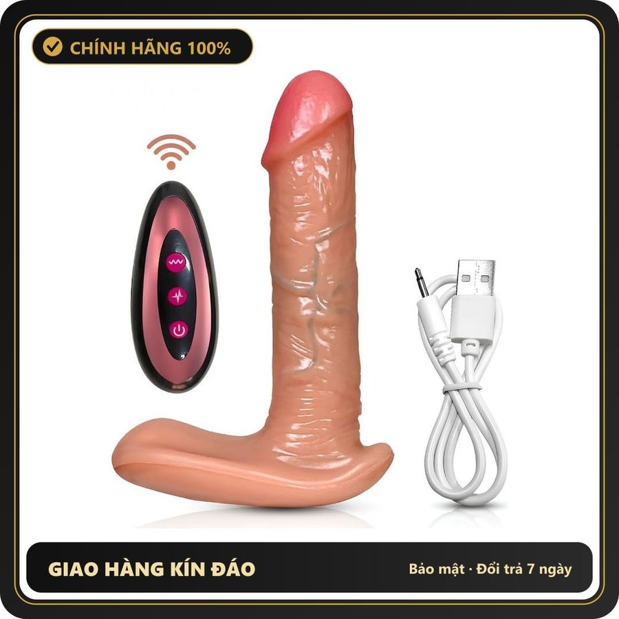 Chíp rung Muha remote chính hãng - điều khiển từ xa, có sưởi ấm, silicone mềm mại - giao hàng che tên kín đáo