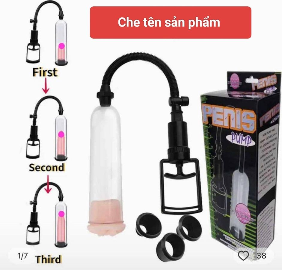 Hàng Chuẩn Nhập Khẩu - Máy tập tăng kích thước DV cho Nam Giới, giao hàng kín đáo