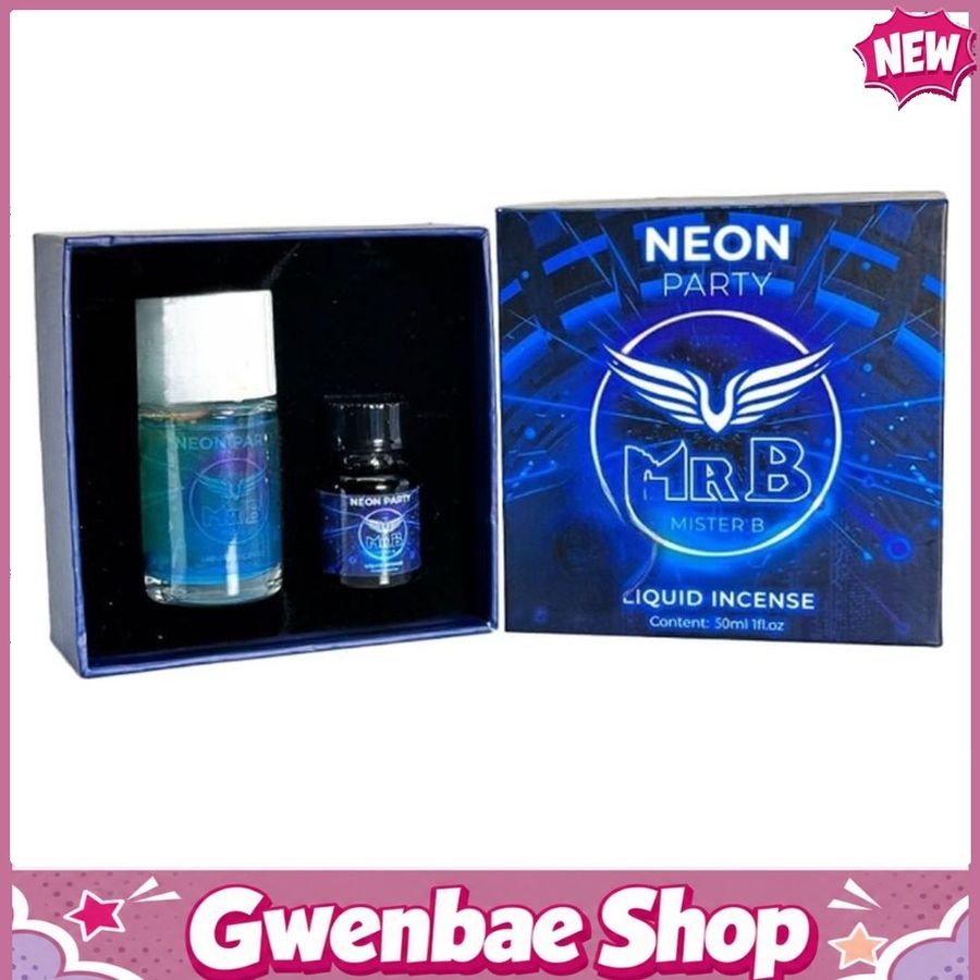 Chai Hít Tăng Khoái Cảm Kích Thích Bao Phê Combo Popper Neon Party Xanh Dạ Quang 50ml Chính Hãng Mỹ Chai 40ml + 10ml - Gwenshop Chính Hãng