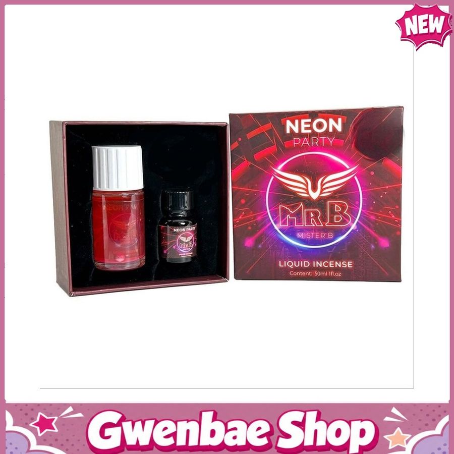 Chai Hít Kích Thích Bao Phê Tăng Khoái Cảm Combo Popper Neon Party Đỏ Dạ Quang 50ml Chính Hãng Mỹ Chai 40ml + 10ml - Gwenshop Chính Hãng