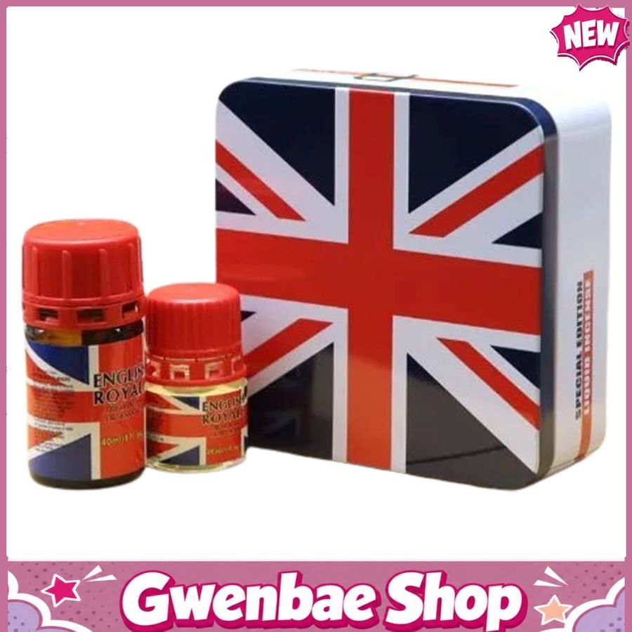 Chai Hít Bao Phê Tăng Khoái Cảm Kích Thích Combo Popper English Royale 40ml + 20ml Siêu Sướng - Gwenshop Chính Hãng