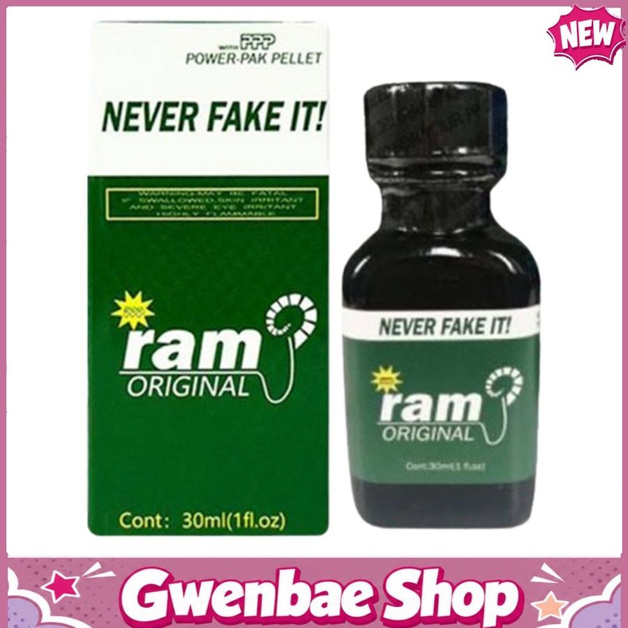 Chai Hít Tăng Khoái Cảm Kích Thích Bao Phê Popper Ram Original 30ml chính hãng Never Fake It PPP - Gwenshop Chính Hãng