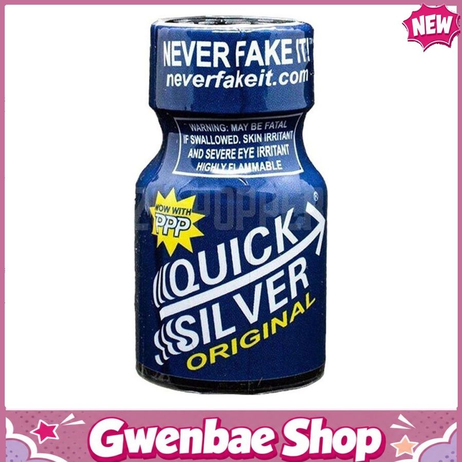 Chai Hít Tăng Khoái Cảm Kích Thích Bao Phê Popper Quick Silver Chính Hãng PWD 10ml - Gwenshop Chính Hãng