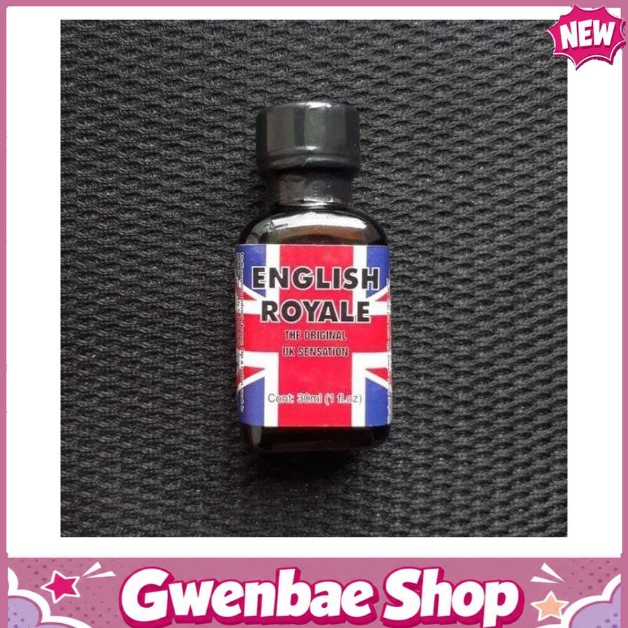 Chai Hít Tăng Khoái Cảm Kích Thích Bao Phê Popper English Royal 30ml Chính Hãng (USA) - Gwenshop Chính Hãng