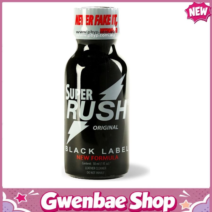 Chai Hít Tăng Khoái Cảm Kích Thích Bao Phê Popper Super Rush Black Label 30ml - Gwenshop Chính Hãng