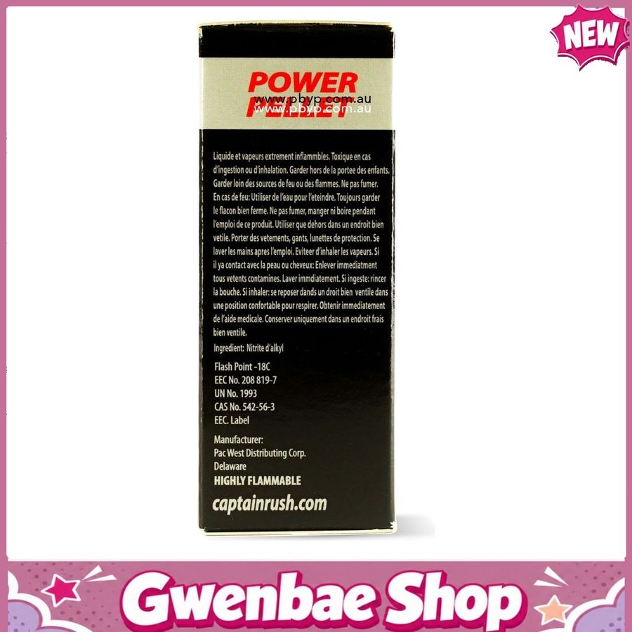 Chai Hít Tăng Khoái Cảm Bao Phê Kích Thích Popper Super Rush Black Label 30ml - Gwenshop Chính Hãng