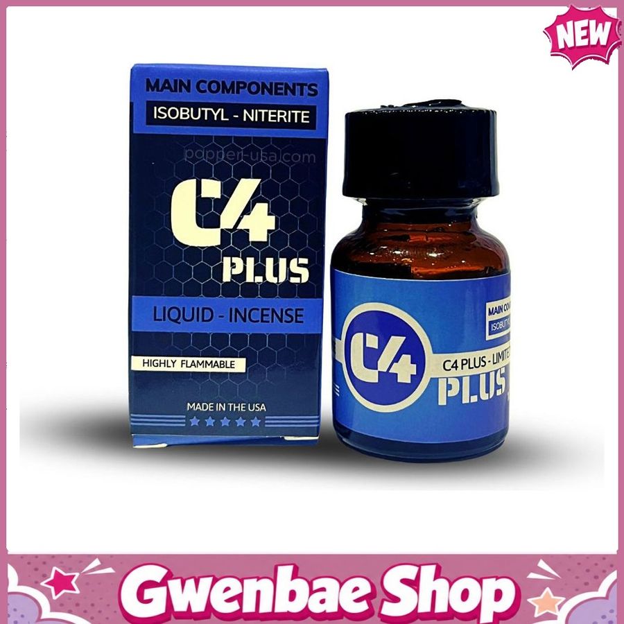 Chai Hít Tăng Khoái Cảm Kích Thích Bao Phê Popper C4 Xanh (Blue) – Cực Mạnh, Cực Sướng 10ml - Gwenshop Chính Hãng