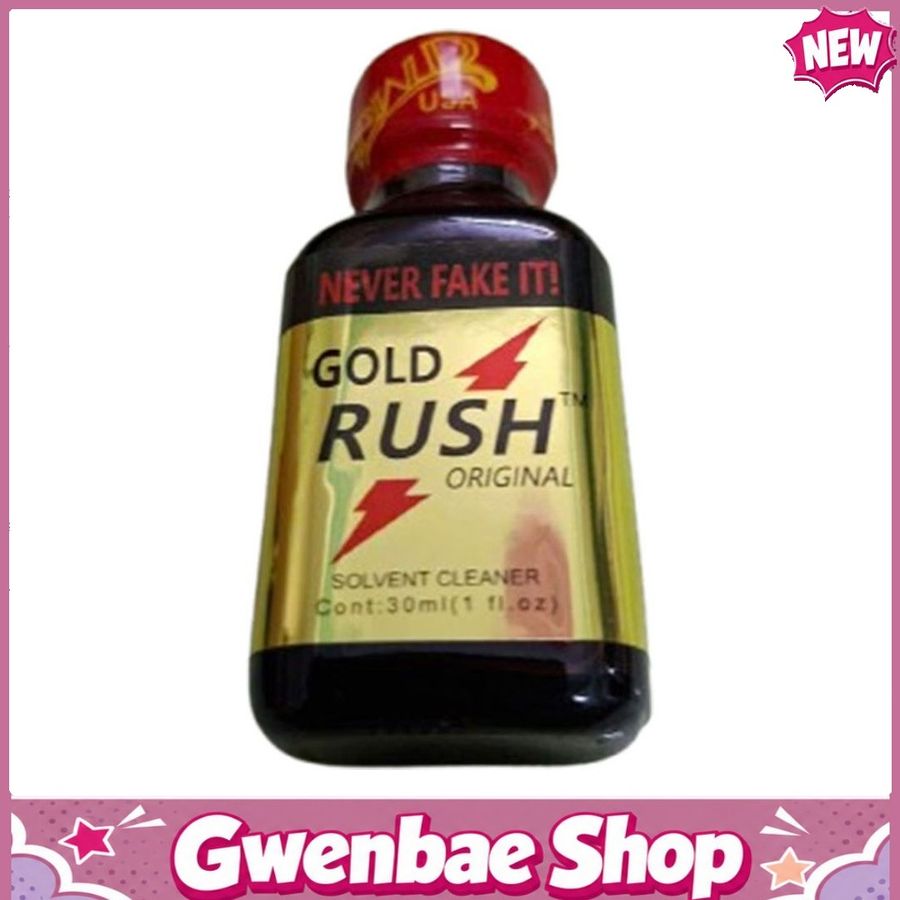Chai Hít Tăng Khoái Cảm Kích Thích Bao Phê Popper Gold Rush Original 30ml Chính Hãng PWD USA Phiên Bản Giới Hạn - Gwenshop Chính Hãng