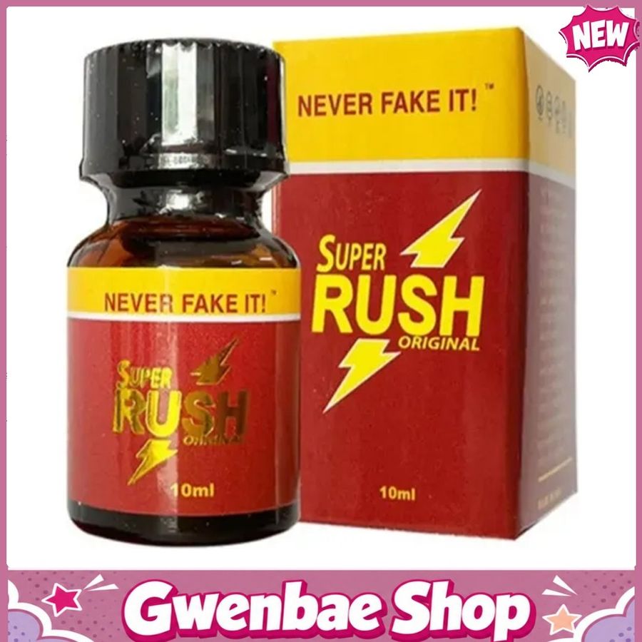 Chai Hít Tăng Khoái Cảm Kích Thích Bao Phê Hỗ Trợ Tăng Hưng Phấn Popper Super Rush Original 10 ml Phiên Bản Giới Hạn - Gwenshop Chính Hãng