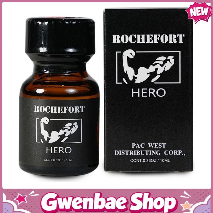 Chai Hít Tăng Khoái Cảm Kích Thích Bao Phê Popper Rochefort Hero 10ml Chính Hãng Mỹ USA PWD Phiên Bản Giới Hạn - Gwenshop Chính Hãng