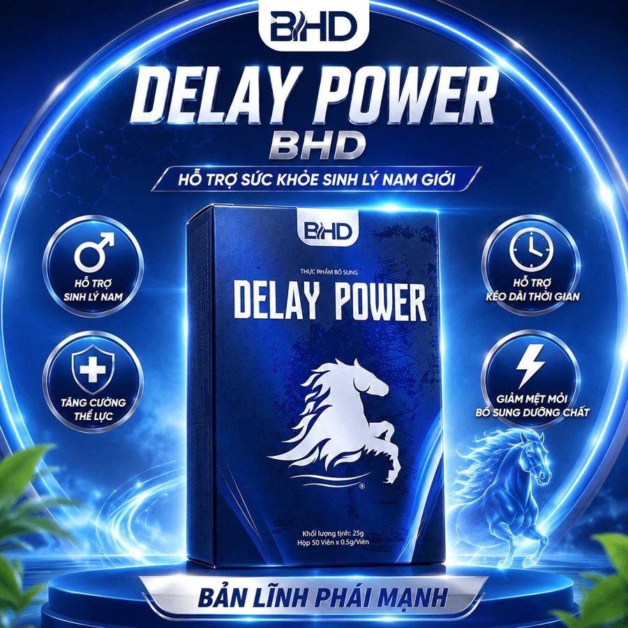 Phiên Bản Chính Hãng - Viên Hỗ Trợ Menpro Power Nutritional Delay Power Cao Cấp - Tăng Cường Sinh Lý Nam Giới Từ Thiên N