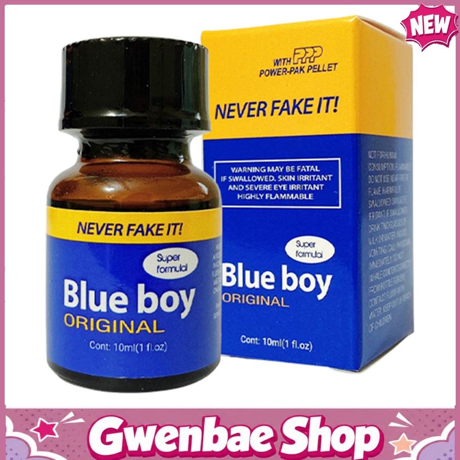 Chai Hít Tăng Khoái Cảm Kích Thích Bao Phê Popper Blue Boy Original 10ml Phiên Bản Giới Hạn - Gwenshop Chính Hãng