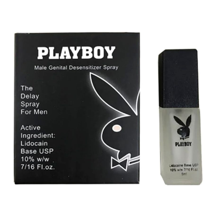 Hàng Chuẩn Nhập Khẩu - Dạng Xịt kéo dài thời gian thỏ đen Playboy 5ml Anh hiệu quả tốt mẫu 2 - hàng có sẵn, giao nhanh t