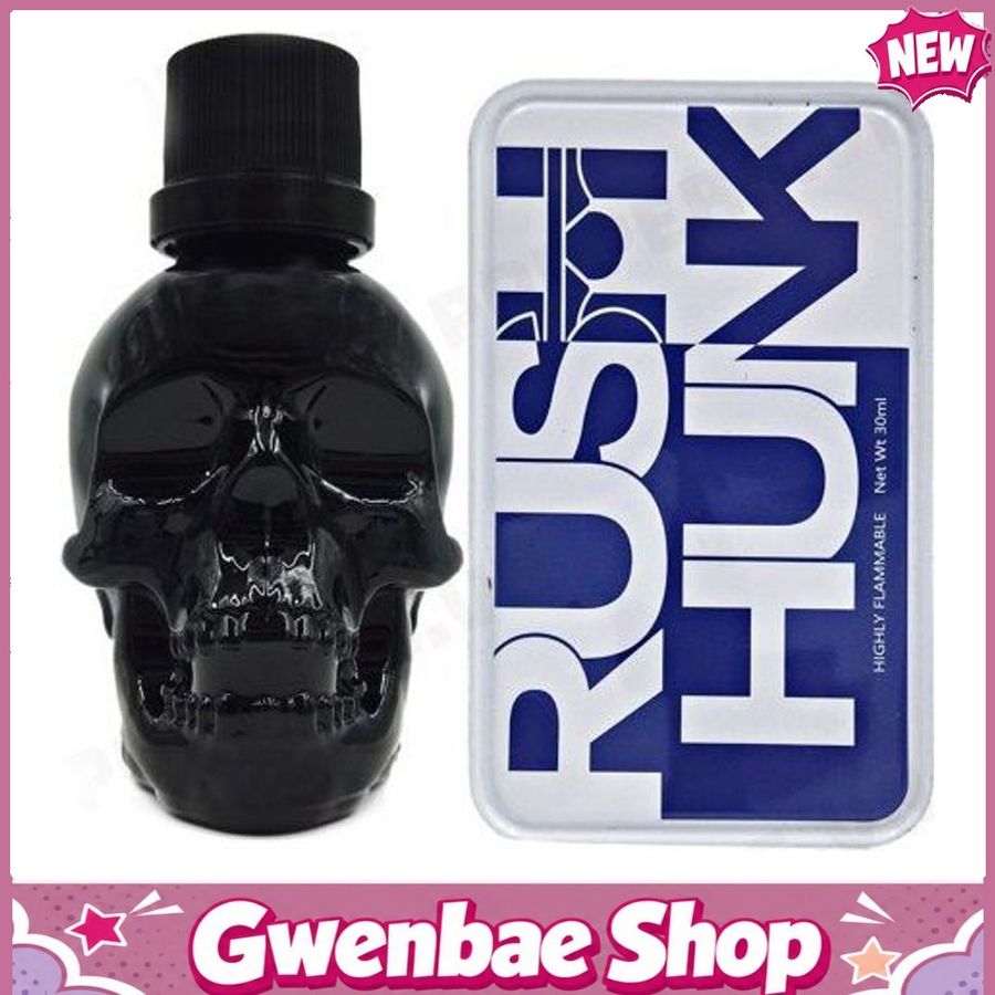 Chai Hít Bao Phê Tăng Khoái Cảm Kích Thích Popper Rush Husk Đầu Lâu Chính Hãng 30ml Phiên Bản Giới Hạn - Gwenshop Chính Hãng