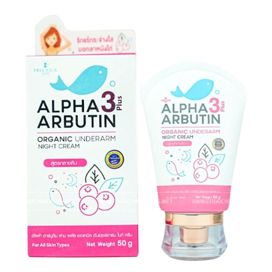 Dòng Cao Cấp Chính Hãng - Kem Thoa Thâm Nách Alpha Arbutin 3 Plus Organic 50g - Giải Pháp Làm Sáng Da Cho Vùng Nách, An 