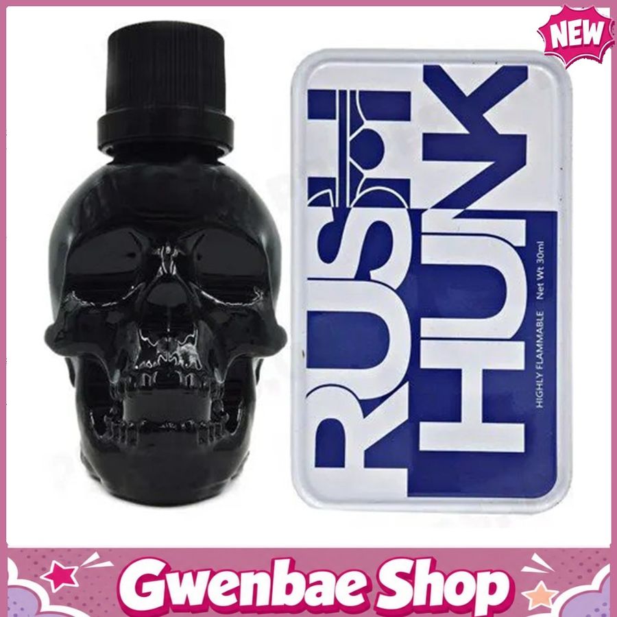 Chai Hít Tăng Khoái Cảm Bao Phê Kích Thích Popper Rush Husk Đầu Lâu Chính Hãng 30ml Phiên Bản Giới Hạn - Gwenshop Chính Hãng