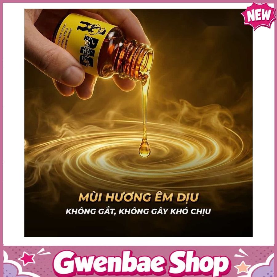 Chai Hít Bao Phê Kích Thích Tăng Khoái Cảm tăng khoái cảm Popper PWD USA Pig Sweat - Chai 10ml - Gwenshop Chính Hãng