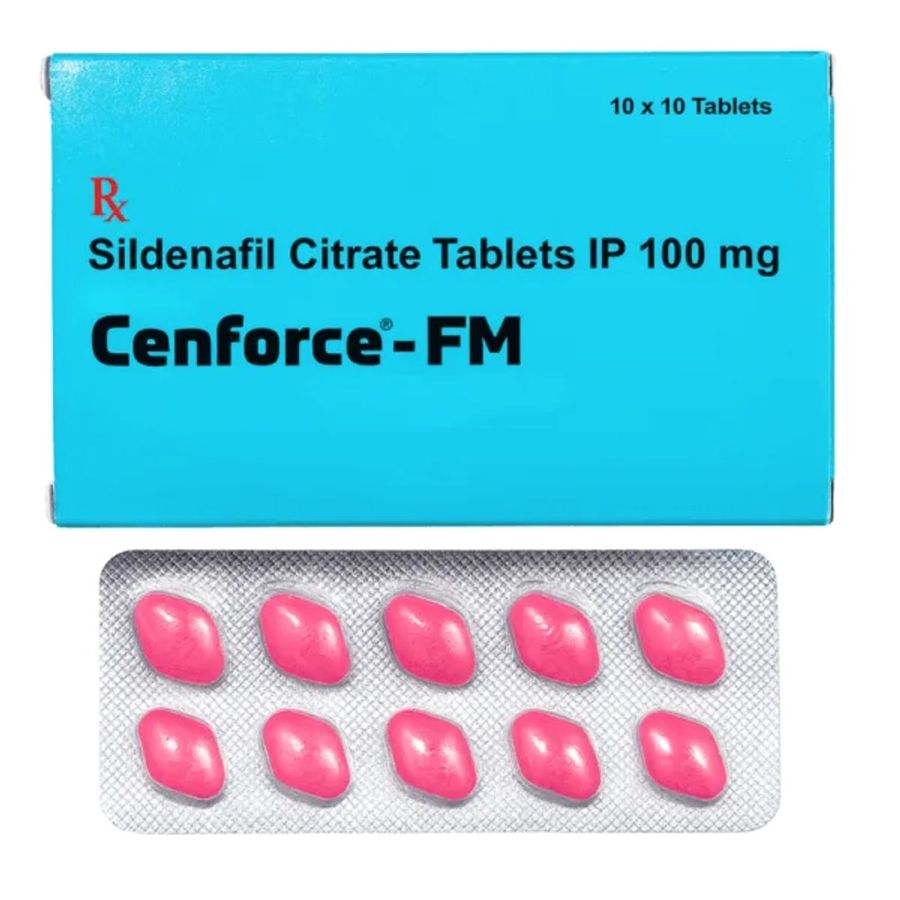 Hàng Chuẩn Nhập Khẩu - Viên Nén Cenforce FM 100mg Cho Nữ Vỉ 10 Viên 10 x 10 Tablets, giao hàng kín đáo