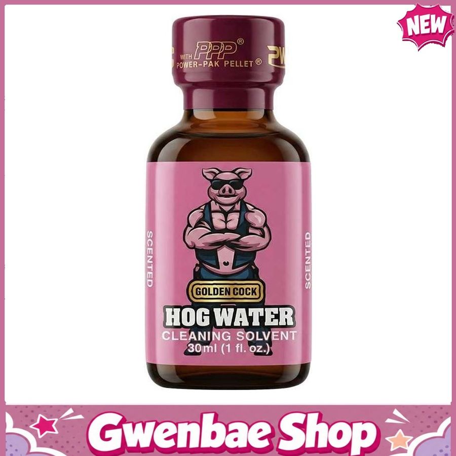 Chai Hít Tăng Khoái Cảm Kích Thích Bao Phê tăng khoái cảm Popper DS USA Golden Cock Hog Water - Chai 30ml - Gwenshop Chính Hãng