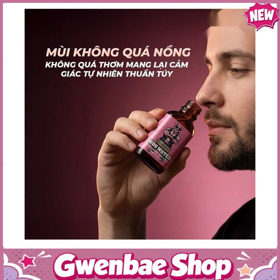 Chai Hít Bao Phê Tăng Khoái Cảm Kích Thích tăng khoái cảm Popper DS USA Golden Cock Hog Water - Chai 30ml - Gwenshop Chính Hãng