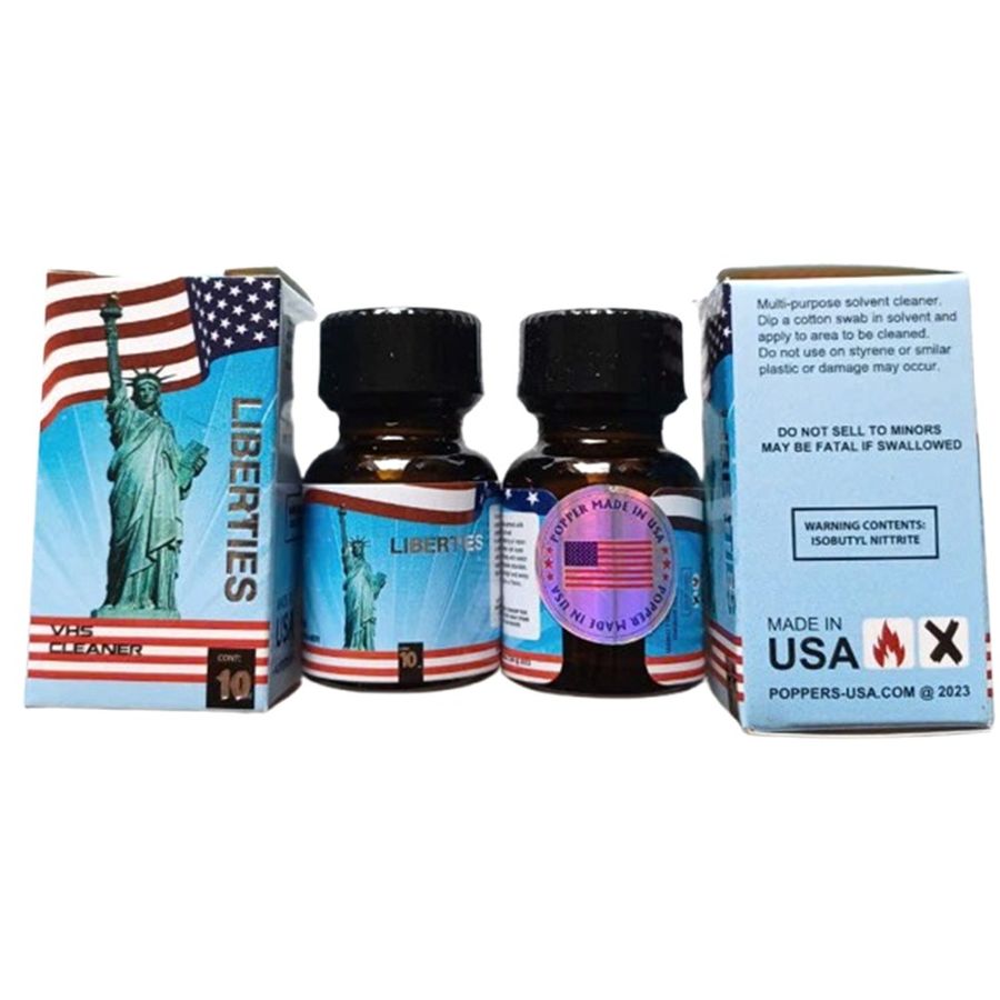 Dòng Cao Cấp Chính Hãng - Dung Dịch Hít Thư Giãn Liberties 10ml POPPERS USA - hương dịu, dùng cho cả nam và nữ
