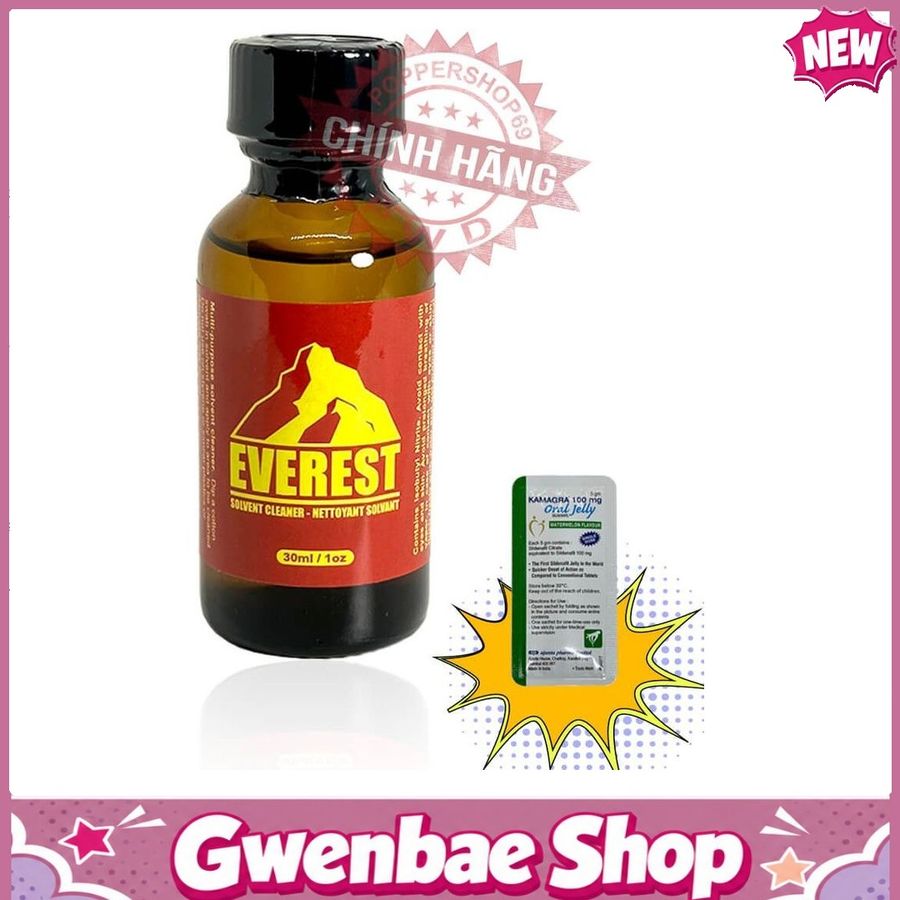 Chai Hít Tăng Khoái Cảm Kích Thích Bao Phê Popper EVEREST CHÍNH HÃNG SC USA 30ml - Gwenshop Chính Hãng