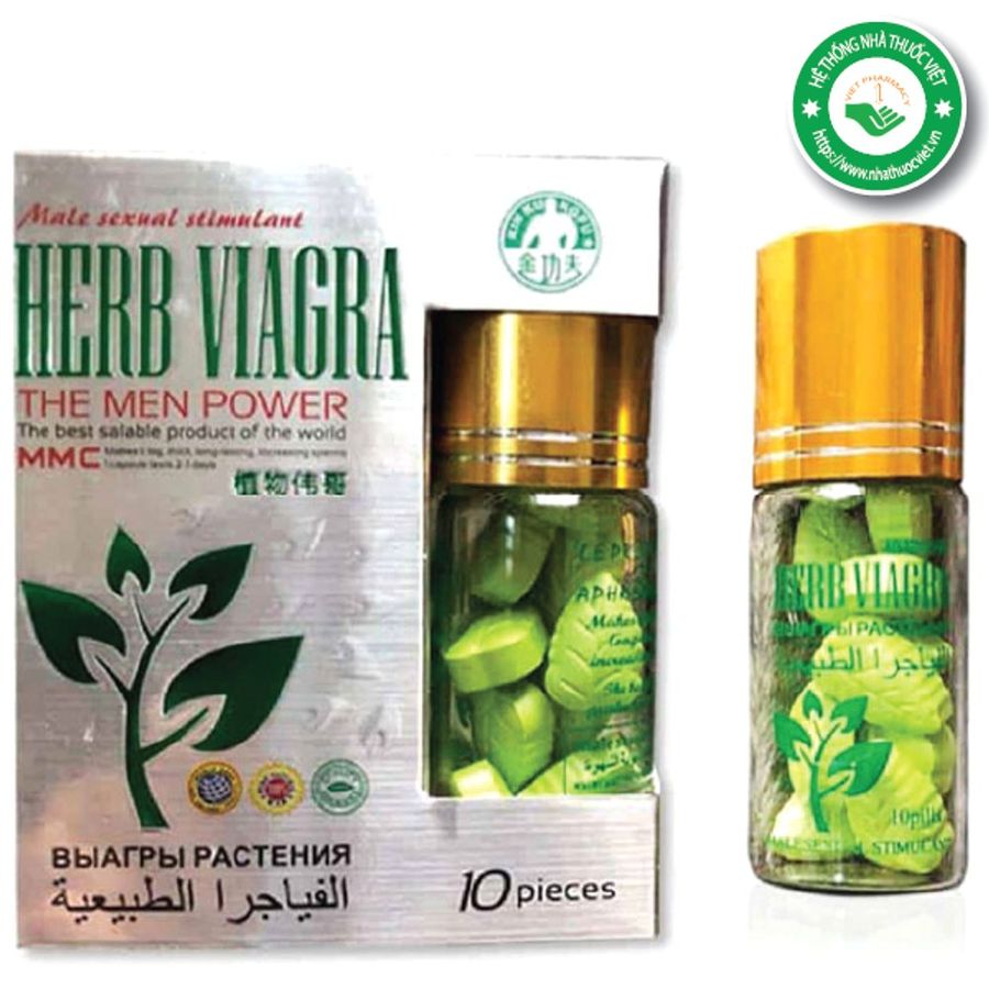 Bản Nhập Khẩu Cao Cấp - Viên Hỗ Trợ Herb Viagraa Kin Ku Ngfu 10g - hàng nhập khẩu, dùng theo hướng dẫn
