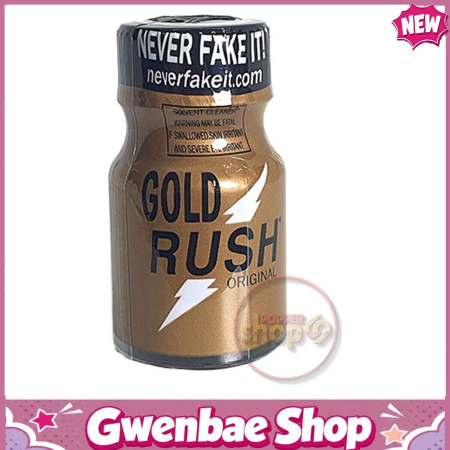 Chai Hít Kích Thích Bao Phê Tăng Khoái Cảm Popper Gold Rush 10ml - Poppers Giá Rẻ - Gwenshop Chính Hãng