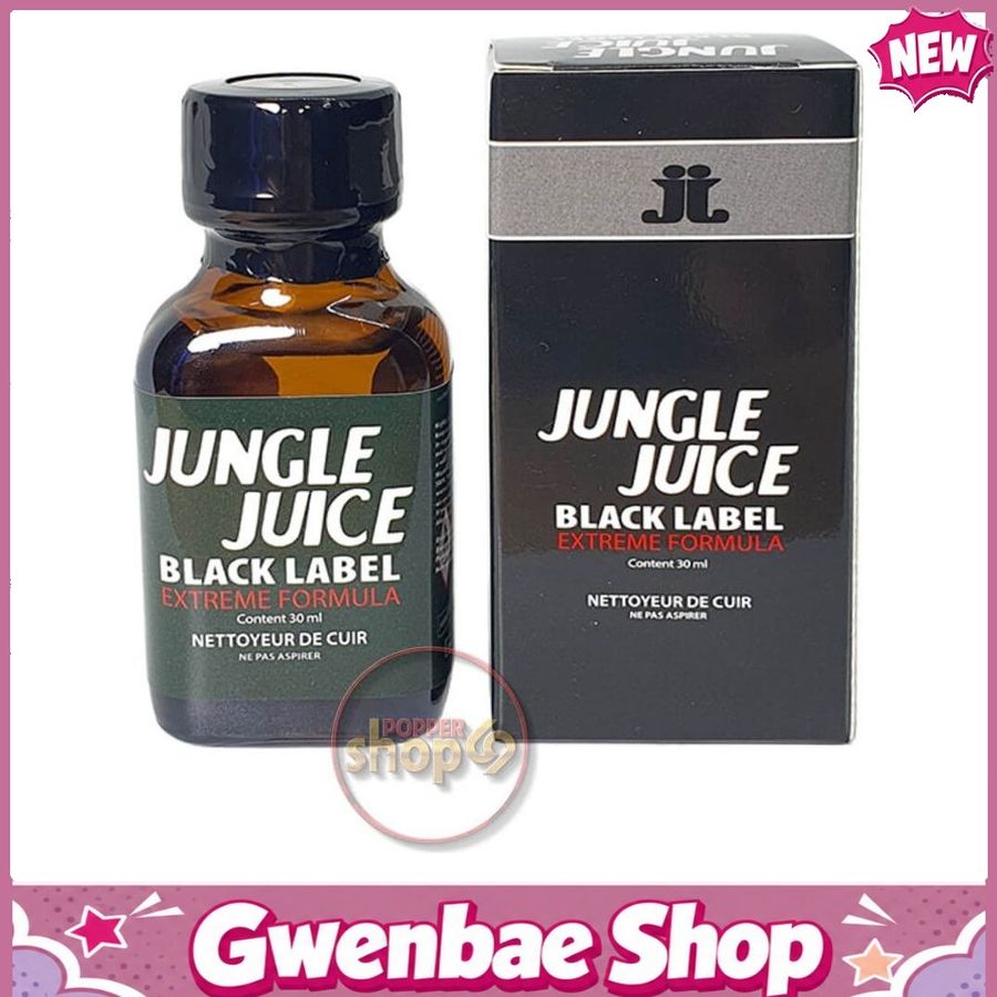 Chai Hít Tăng Khoái Cảm Kích Thích Bao Phê Popper JUNGLE JUICE BLACK LABEL 30ml - Gwenshop Chính Hãng